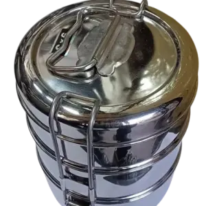 500 mL 3 Container Stainless Steel Lunch Box at