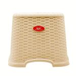 Nyoma Plastic Stool – Rattan Design Multipurpose Stool