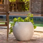 Modern Round Decorative Planter Pot – Minimal Design