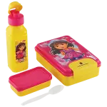 Kids Cartoon Printed Lunch Box Set with Water Bottle & Spoon