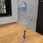 Transparent Water Bottle with Carry Handle (Leakproof)