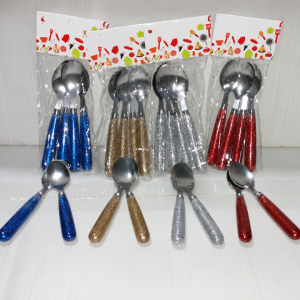 Super Heavy Crystal Spoon & Fork Set