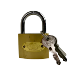 Heavy Duty Brass Padlock with Keys