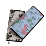 Floral Fabric Card Holder Wallet